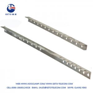  China 15 Holes Steel Angle Bar 1090 X 40 X 40mm For Telecom Cables supplier