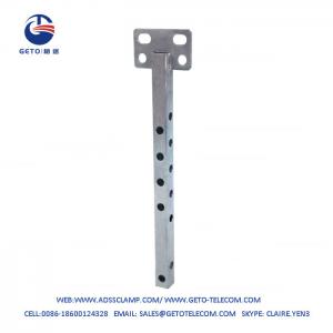 1.6 KGS Extension Bracket Square Tube Hot Dip Galvanized For Pole