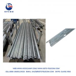  China Half Round Steel Protective Cover Cable Duct High Tensile Strength supplier