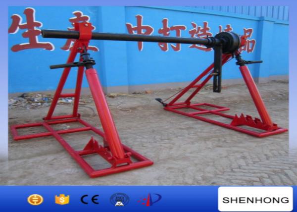 5 Ton Conductor Cable Reel Jack Stands 80M / Min With Disc Brake - Cable  Drum Jacks manufacturer from GE Cable