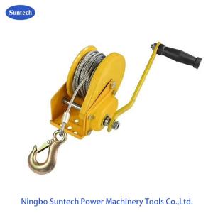  China Newart 1200Lb Hand Anchor Winch With Friction Brake Cable Winch Puller supplier