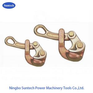  China Steel Wire Rope Rated Load Self Conductor Gripping Clamps supplier