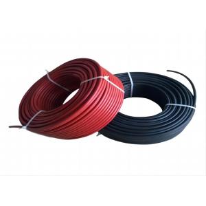  China PV1 F Solar Cable Solar DC Cable Size 1.5 – 35 Sqmm Cross-Linked Polyolefine Compound Insulation supplier