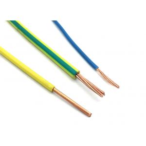  China PVC Type ST5 PVC Sheath Electrical Cable Wire Copper Core Earth Wire 500v supplier