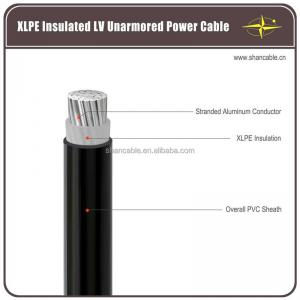 XLPE Insulated Power Cable 2-5 Cores IEC Standard 0.6/1kV Voltage