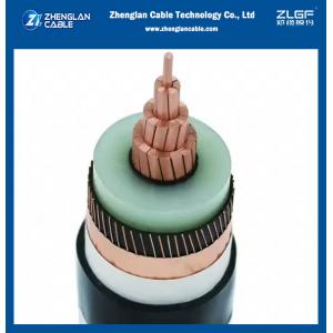 Copper Conductor Medium Voltage XLPE Power Cables With Flexible Bending Radius For Direct Buried Installation