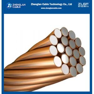 Customized Size Copper Weld Ccs Wire Earth Ground Wire Clad Steel Grade AAA 4.0mm Copper Clad Steel Wire CCS Wire