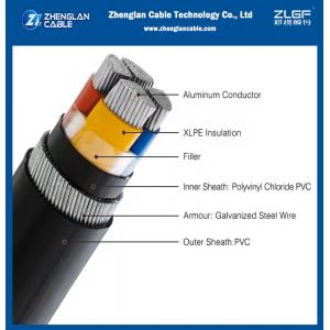 Medium Voltage Power Cable IEC 60502 Armoured XLPE Cable For Direct Buried Installation